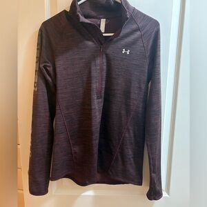 Under Armour Burgundy Quarter-Zip Pullover